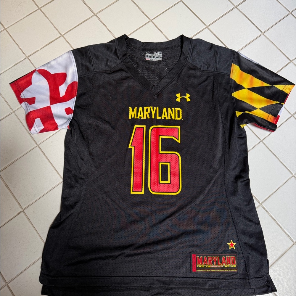 Under Armour Black HeatGear Jersey